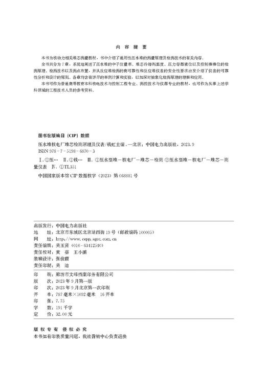 压水堆核电厂堆芯检测原理及仪表 商品图2