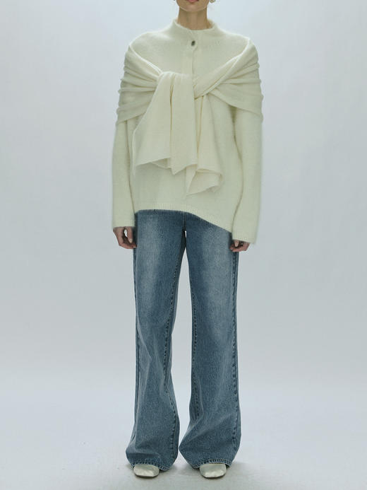 Viktoria Chan｜AW23027 Felda wide jeans [ 蓝 ] 商品图6