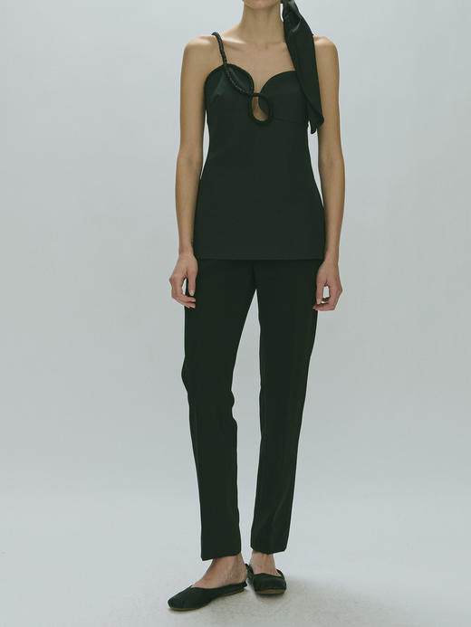 Viktoria Chan｜AW23107 Amalia pearl top  [ 黑 ] 商品图3