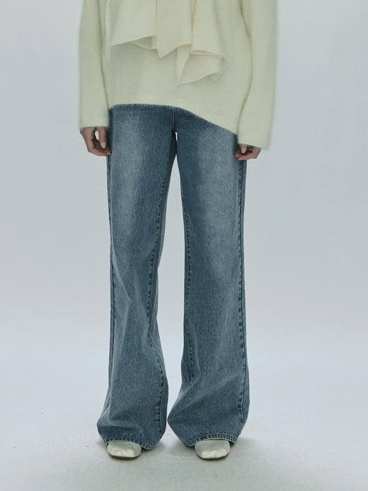 Viktoria Chan｜AW23027 Felda wide jeans [ 蓝 ] 商品图4