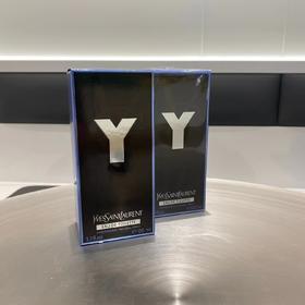 YSL先锋男士淡香水淡蓝色的香水 棱角分明的透明瓶身