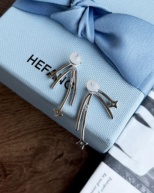 现货 THS 10.21-无 hefang家 雪花系列耳钉/耳扣/戒指/项链 CU1120 商品图12