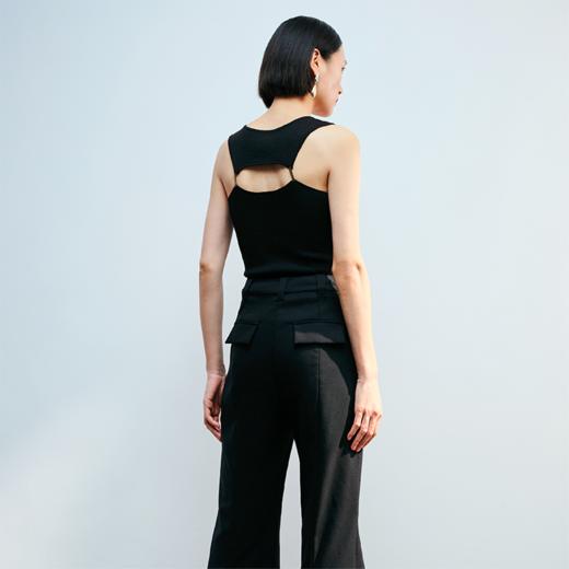 LIYIHAN 背部链条毛织背心 Y233B08190 商品图1