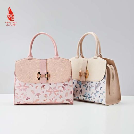 SAINTJOY/上久楷 宋锦女式拎包 福蝶·BWS18A0601 商品图8
