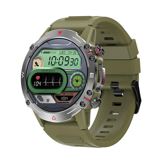 【智能手表】-HK87蓝牙通话智能手表三防自定义表盘心率血压音乐智能手表 商品图2