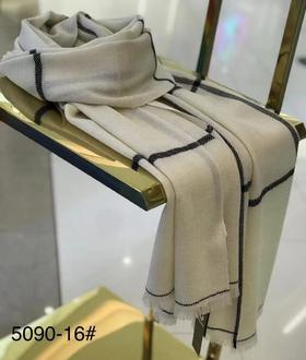 优品堂【思维空间】100%精纺羊毛长巾