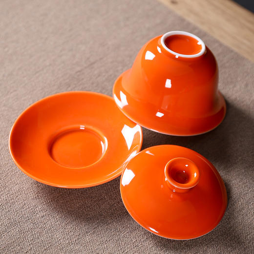 心想事橙-盖碗茶具套组 商品图4