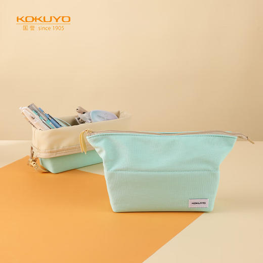 国誉笔斜面翻折笔袋 WSG-PC242GY 商品图0