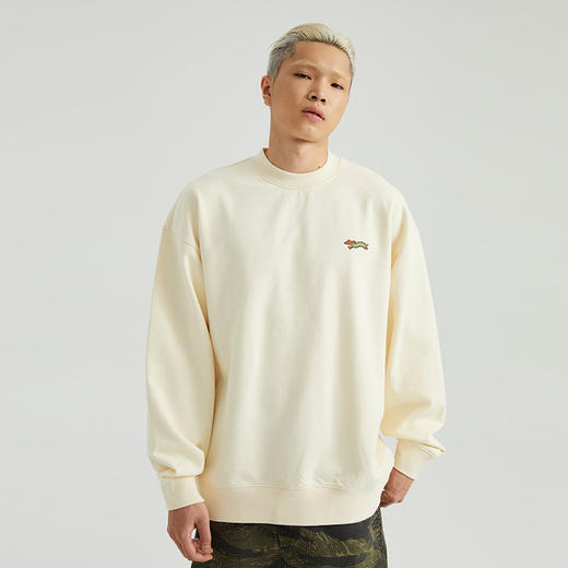 WassupHouse 腊肠狗奔跑印花圆领卫衣 商品图1