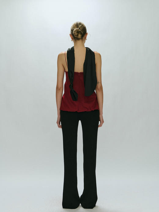 Viktoria Chan｜AW23048 Amalia wrinkled top [ 红 / 白 / 黑 ] 商品图5