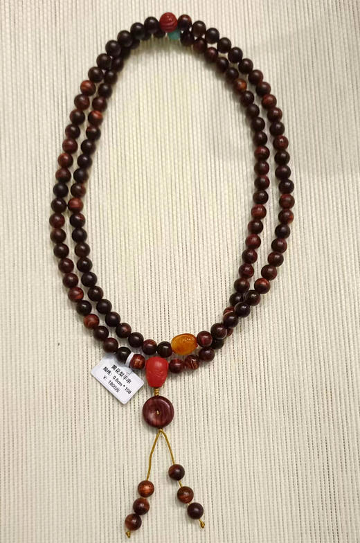 黄花梨手链小款0.8cm*108粒（配饰随机） 商品图1