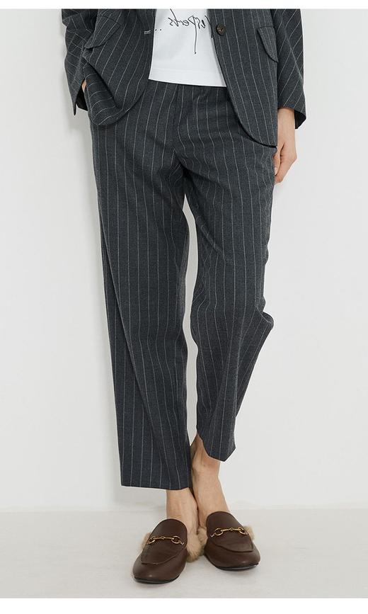 2楼名邦经典精纺宽条纹西裤 商品图2