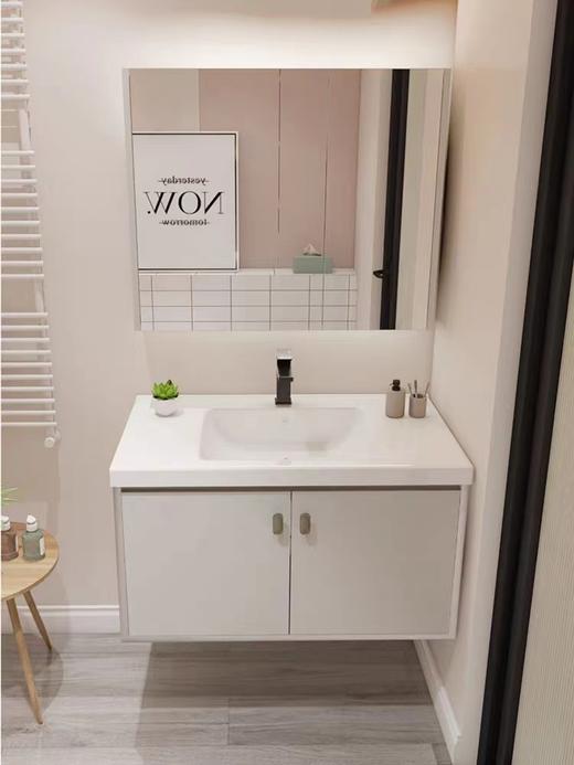 欧艺橡木浴室柜 829-100 三包装配48陶瓷盆 商品图0