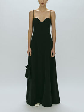 Viktoria Chan｜AW23008 Sisi long gown  [ 黑  ]