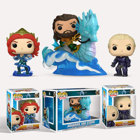 Funko POP! 海王限定套装（湄拉+海王与风暴坐骑系列+奥姆）手办