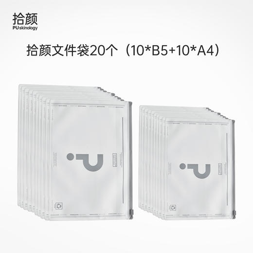 【积分兑换】拾颜文件袋20个（10*B5+10*A4） 商品图0