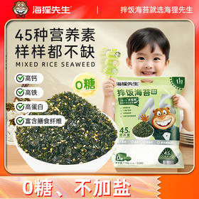 海狸先生拌饭酥脆海苔碎110g/袋即食高蛋白含DHA营养