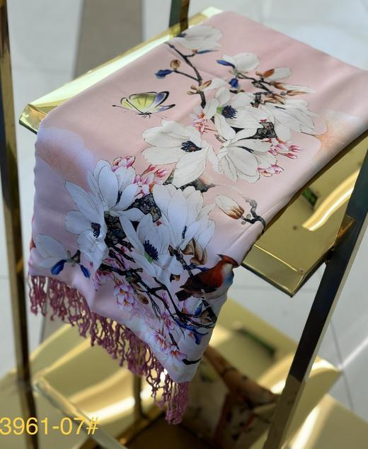 优品堂【春花秋月】双面双色披肩围巾两用 商品图9