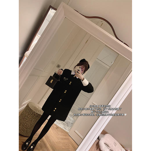 金蘑菇菇 Barneys月光晚宴 香香子/ 质感香香 遮肉显瘦羊毛外套 商品图0