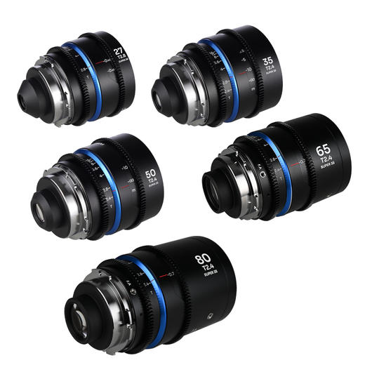 LAOWA老蛙 Nanomorph系列 S35画幅  1.5X变形宽荧幕镜头五件套套装（27mmT2.8/35mmT2.4/50mmT2.4/65mmT2.4/80mmT2.4)） 商品图9