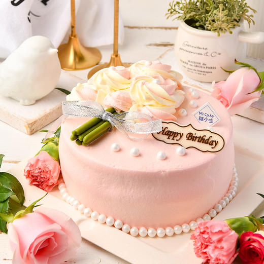 6英寸【招行专享】妈妈是女神鲜奶蛋糕-妈妈，不管岁月如何待你，你永远是我的女神。 商品图1