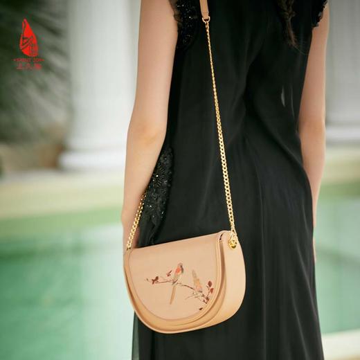 SAINTJOY/上久楷 宋锦斜背包 鹊上枝头 BWS23B0902 商品图1