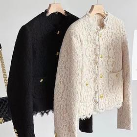 【à perles】小香风重工蕾丝外套 小短款 精神气质优雅【现货】