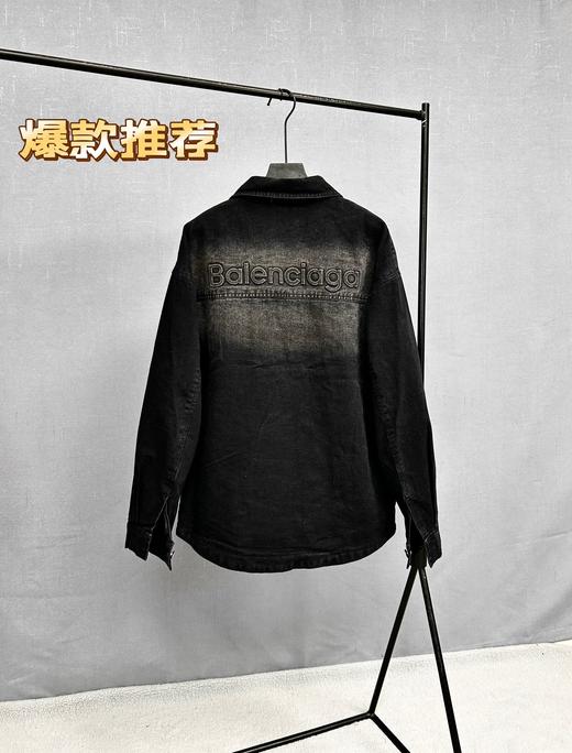 点此购买 巴黎世家秋冬季加绒男女款做旧牛仔外套 yg 270170 商品图7