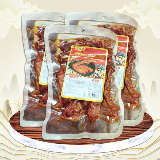 【麻辣爽口微酥香脆！卤味熟食干锅】下饭美食常备。香辣麻辣鸭翅，休闲零食。麻辣够味，麻辣香辣鸭翅尖冷吃鸡翅尖休闲408g零食—DD健康 商品图1