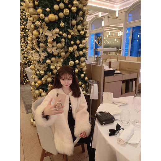 金蘑菇菇 Jingle bells 圣诞情话 / 密苏里皮毛一体 千金华丽外套 商品图4