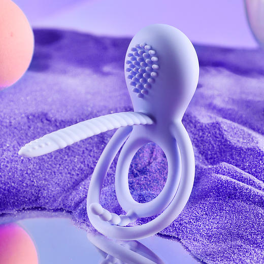 【夫妻共振】谜姬 奈斯助潮互动环APP款情趣套环物理锁精情趣用品 商品图6