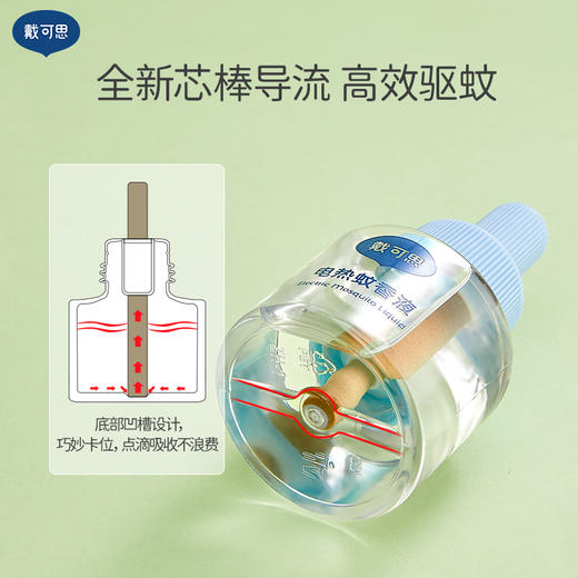 【戴可思推荐】 戴可思电驱蚊液1器4液 有效驱蚊 安心睡眠 商品图4