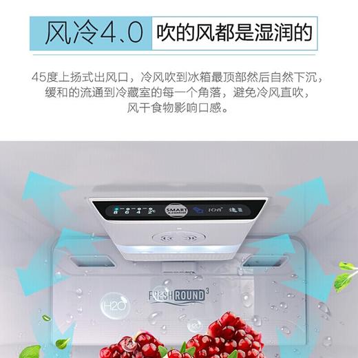 康佳（KONKA）405升 对开门冰箱 风冷无霜 BCD-405WD5EGX 金色 金色 商品图2