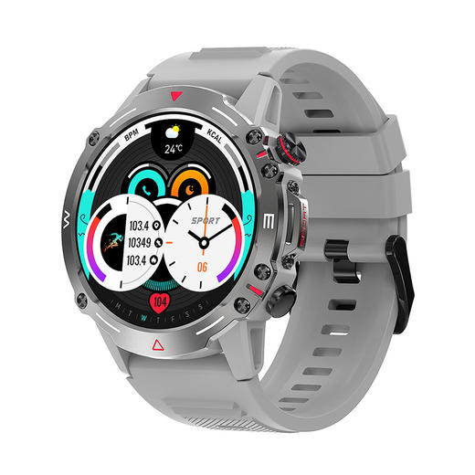 【智能手表】-HK87蓝牙通话智能手表三防自定义表盘心率血压音乐智能手表 商品图0