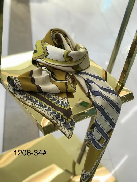 优品堂【雍容华贵】重磅桑蚕丝140*140方巾 商品图9