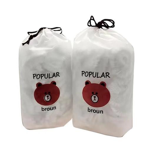 「拍1发2！到手两袋200只，9.9元包邮」一次性保鲜罩 小熊袋保鲜膜 家用免撕松紧口食品加宽防尘保鲜套 食品保鲜厨房用品 商品图3