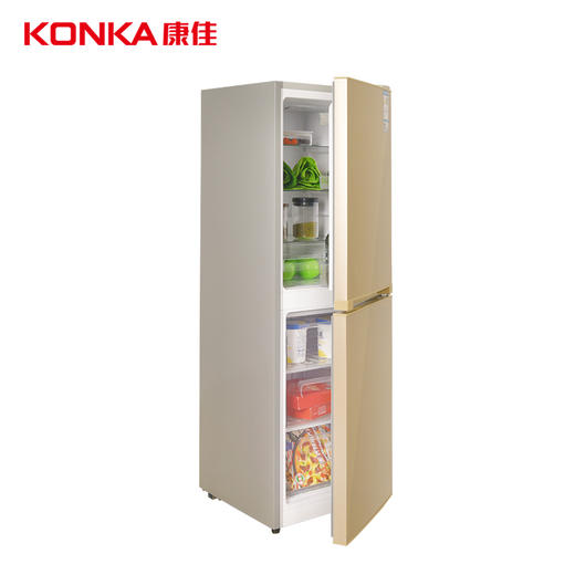 康佳188升 直冷无霜双门冰箱小型家用电冰箱二门两门 节能省电低音超薄 迷你宿舍租房BCD-188D2GX 商品图3