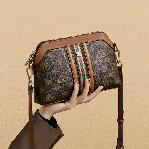 Safiya/索菲娅2023新款爆款小方腋下手机包女士单肩包斜挎女包 SF9161025Y 商品图1