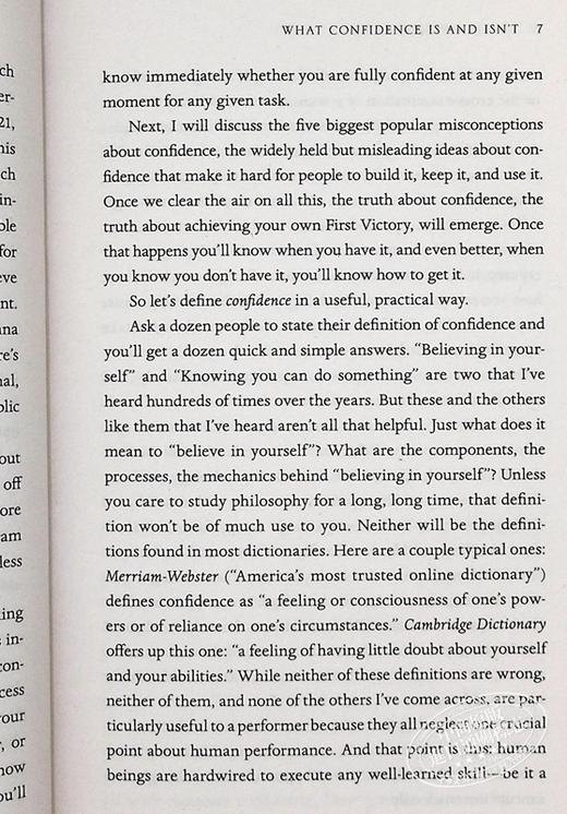 【中商原版】自信的头脑 经得起考验的不可动摇的表现指南 The Confident Mind 英文原版 Nate Zinsseris 商品图7