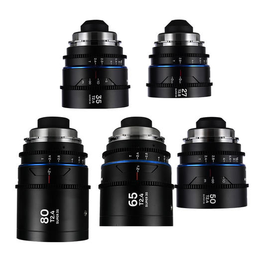 LAOWA老蛙 Nanomorph系列 S35画幅  1.5X变形宽荧幕镜头五件套套装（27mmT2.8/35mmT2.4/50mmT2.4/65mmT2.4/80mmT2.4)） 商品图8
