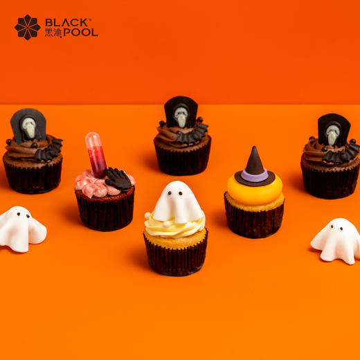 （兑换专用）【万圣节限定】Cup cake杯子蛋糕，精致欢聚礼盒 4种口味 6个装/12个装 商品图0