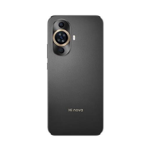 HUAWEI nova 11 前置6000万超广角人像 6.88毫米超薄臻彩直屏 256GB 曜金黑 华为鸿蒙智能手机 商品图0