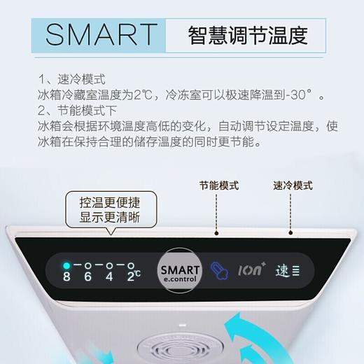 康佳（KONKA）405升 对开门冰箱 风冷无霜 BCD-405WD5EGX 金色 金色 商品图1