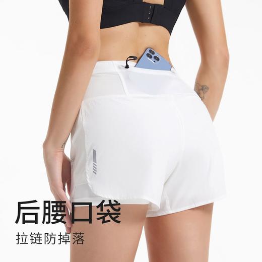 范斯蒂克【5个口袋】可放手机跑步运动短裤女高腰宽松速干拉链裤子防走光 商品图1