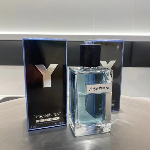 YSL先锋男士淡香水淡蓝色的香水 棱角分明的透明瓶身 商品图1