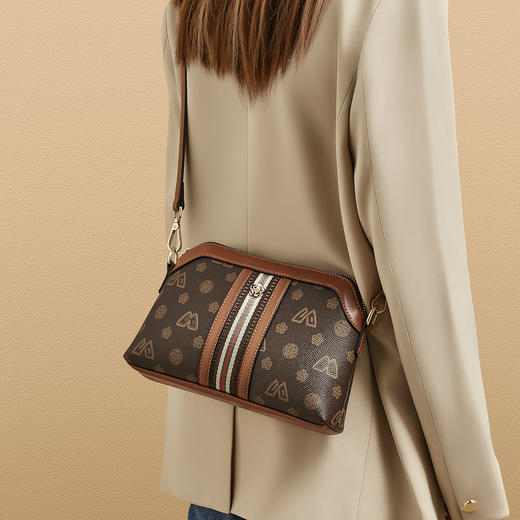 Safiya/索菲娅2023新款爆款小方腋下手机包女士单肩包斜挎女包 SF9161025Y 商品图0