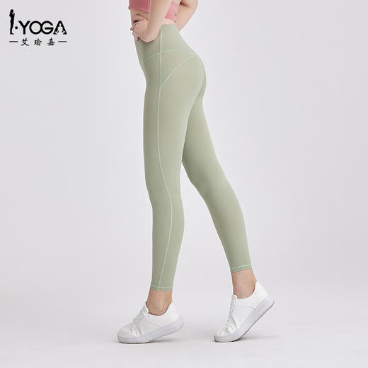 IYOGA秋冬裸感亲肤双面磨毛九分裤K9-081 商品图1