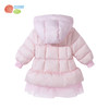贝贝怡女童羽绒服冬中长款连帽外套儿童加厚保暖女宝上衣234S3245
 商品缩略图3