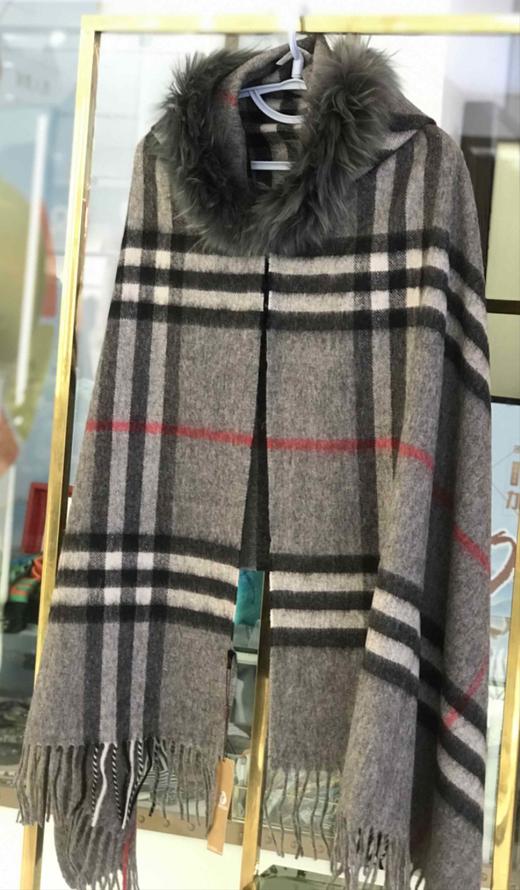 优品堂【天使诱惑】羊毛毛领披风 商品图5