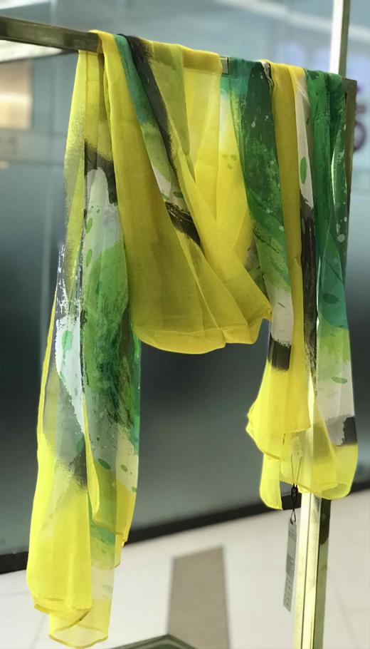 优品堂【如花似锦】100%桑蚕丝长巾 商品图2